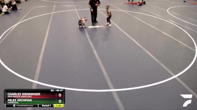 45-47 lbs Quarterfinal - Miles Wichman, Minnesota vs Charles Wenninger, New Prague Wrestling