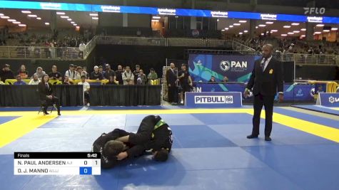 NOAH PAUL ANDERSEN vs DOMINIC J. MANNO 2024 Pan Jiu Jitsu IBJJF Championship