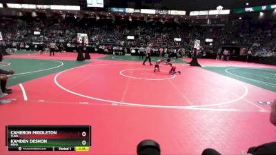 75 lbs Quarterfinal - Cameron Middleton, TLWA vs Kamden DeShon, NBHA