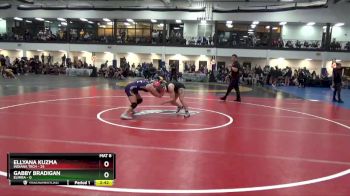 136 lbs Round 6 (10 Team) - Gabby Bradigan, Elmira vs Ellyana Kuzma, Indiana Tech
