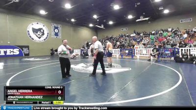 220 lbs Cons. Round 3 - Angel Herrera, Santa Maria vs Jonathan Hernandez, Sunnyside