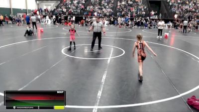 48-60 lbs Quarterfinal - Lillian Greenman, Ogallala Youth Wrestling vs Allie Mancuso, Hays Wrestling Club