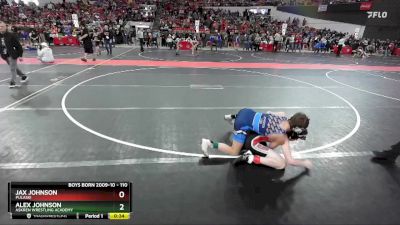 110 lbs Champ. Round 1 - Jax Johnson, Pulaski vs Alex Johnson, Askren Wrestling Academy