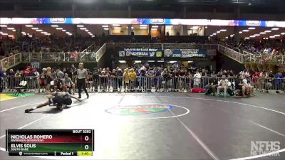 3A 138 lbs Semifinal - Nicholas Romero, Riverview (Riverview) vs Elvis Solis, South Dade