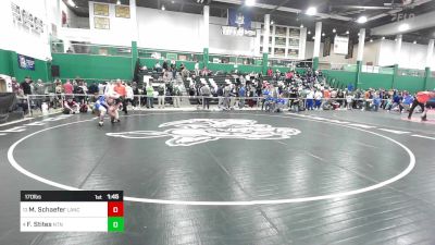 170 lbs Round Of 16 - Michael Schaefer, Lancaster vs Fisher Stites, Newtown