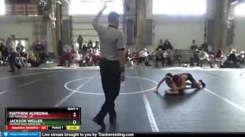 115 lbs Round 2 (4 Team) - Matthew Almedina, Mat Assassins vs Jackson Weller, Germantown Wrestling