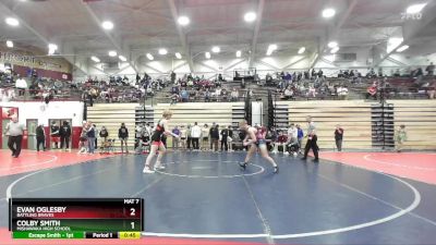 138 lbs Cons. Round 4 - Colby Smith, Mishawaka High School vs Evan Oglesby, Battling Braves