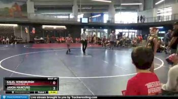 80 lbs Round 4 (10 Team) - Jaxon Mancuso, Predator Wrestling vs Kalel Winesburgh, Alabama Elite Gold