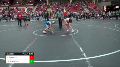 85 lbs 3rd Place Match - Brock Goebel, MWC Wrestling Academy vs Cooper Smith, Maize Wrestling Club