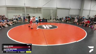 182 lbs Quarters & 1st Wb (16 Team) - Brian Petry, Nebraska vs Easton Belfiore, Pennsylvania