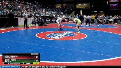 7A-144 lbs 1st Place Match - Josh Denson, North Paulding vs Gavin Pope, Buford HS