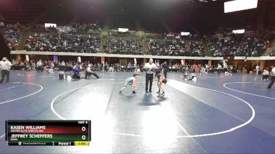 71 lbs Cons. Round 2 - Kasen Williams, Moyer Elite Wrestling vs Jeffrey Scheffers, Iowa