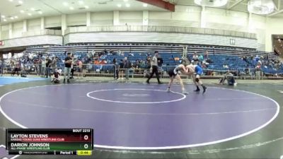 102 lbs Cons. Round 3 - Darion Johnson, All-Phase Wrestling Club vs Layton Stevens, Kansas Young Guns Wrestling Club