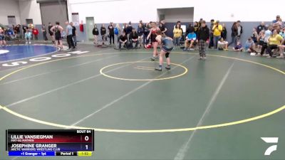 144 lbs Rr2 - Lillie VanSiegman, Mat-Su Matmen vs Josephine Granger, Arctic Warriors Wrestling Club