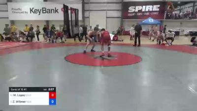 61 kg Consi Of 16 #1 - Marcel Lopez, Southern Illinois Regional Training Center vs Zack Witmer, New York City RTC