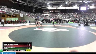 132 lbs Cons. Round 2 - Isaac Ramirez Ruiz, Hermiston Oregon vs Vans Sterner, Riverton