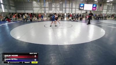 57 lbs Champ. Round 3 - Shelby Moore, WA vs Ragan Retell, NY