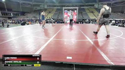 285 lbs Semifinal - Luke Fierke, IA vs Dominic Infelise, IL