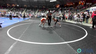 64 lbs Consi Of 8 #2 - Byntlee Coffey, Wagoner Takedown Club vs Van Richardson, Tironook Wrestling