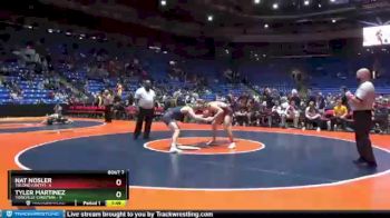 160 lbs Semis & 1st Wrestleback (8 Team) - Tyler Martinez, Yorkville Christian vs Nat Nosler, Tolono (Unity)
