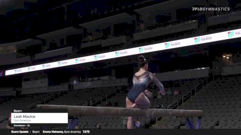 Leah Mackie - Beam, Gym America - 2022 Elevate the Stage Toledo presented by Promedica