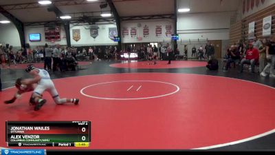 132 lbs Cons. Round 2 - Jonathan Wailes, Ottumwa vs Alex Venzor, Columbus Community/WMU