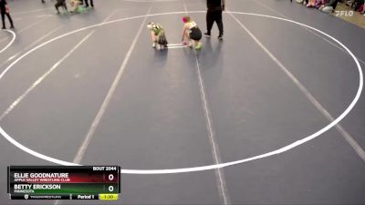 Round 1 - Ellie Goodnature, Apple Valley Wrestling Club vs Betty Erickson, Minnesota