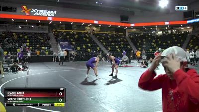 157 lbs Cons. Round 2 - Wade Mitchell, Northern Iowa vs Evan Yant, Northern Iowa