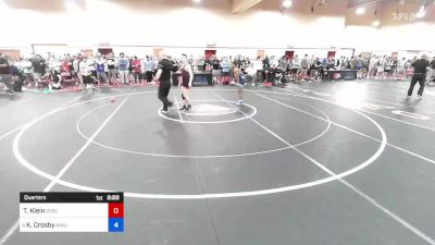 55 kg Quarters - Tyler Klein, Wisconsin vs Kenneth Crosby, NMU-National Training Center