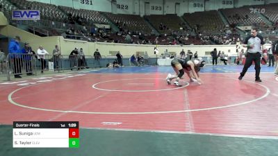 108 lbs Quarterfinal - Lydia Suniga, Union Girls JH vs Shelby Taylor, Cleveland Public Schools