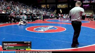 6A-113 lbs 1st Place Match - Riley McElligott, Lassiter H.S. vs Tyler Ramos, Lanier