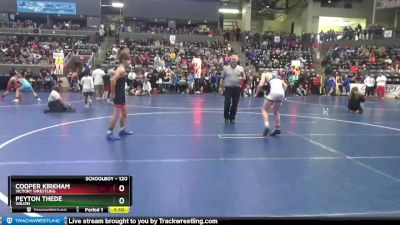 120 lbs Cons. Round 2 - Peyton Thede, Wrath vs Cooper Kirkham, Victory Wrestling