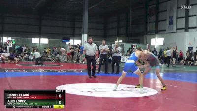 126 lbs Placement Matches (8 Team) - Alex Lopez, REAL LIFE WRESTLING CLUB vs Daniel Clark, RED LION WRESTLING CLUB