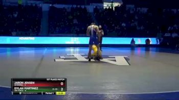 149 lbs Finals (2 Team) - Dylan Martinez, Air Force vs Jaron Jensen, Wyoming