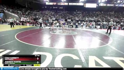 2A 152 lbs Cons. Round 1 - Cole Garbett, Soda Springs vs Andrew Martin, North Fremont