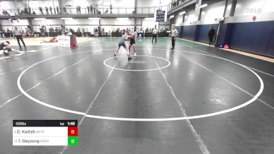 130 lbs Round Of 16 - Dylan Kadish, Metrowest United vs Titus Deyoung, Merritt Island High School