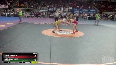 D 1 113 lbs Cons. Round 4 - Brennan Mays, Sulphur vs Trey Trainor, Brother Martin