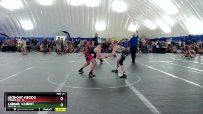 126 lbs Round 7 (8 Team) - Carson Gilbert, Lake WC vs Anthony Viscido, Phoenix WC