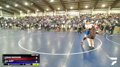 220 lbs Semifinal - Logan Whitacre, AZ vs Asa Goff, CA