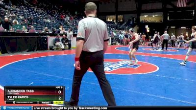 6A-113 lbs Semifinal - Alexander Tabb, Lee County vs Tyler Ramos, Lanier