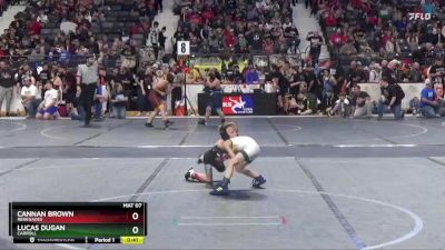 40 lbs Semifinal - Lucas Dugan, Carroll vs Cannan Brown, Renegades