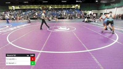 190 lbs Round Of 32 - Vincenzo Lavalle, NJ vs Brokton Borelli, CA