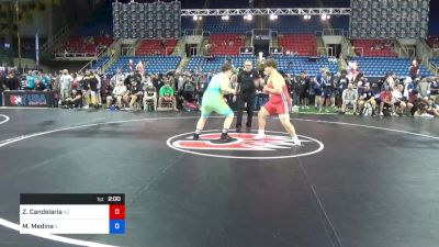 285 lbs Rnd Of 64 - Zayne Candelaria, Arizona vs Matthew Medina, Illinois