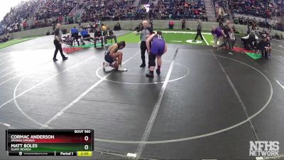 285 lbs Quarterfinal - Matt Boles, SLAM! NEVADA vs Cormac Anderson, Spanish Springs