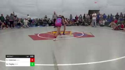 125 lbs Rr Rnd 1 - Kirclyn Coleman, Fayetteville vs Neveah Fegley, Beavertown