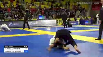 SOFIA ROSA AMARANTE vs ANA CRISTINA ARAUJO RODRIGUES 2022 World Jiu-Jitsu IBJJF Championship