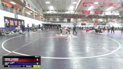 130 lbs Cons. Round 6 - Lilly Luft, Iowa vs Piper Cadden, Unattached- Kansas