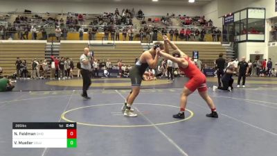 285 lbs Semifinal - Nick Feldman, Ohio State vs Vincent Mueller, Columbia