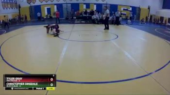 106 lbs Semis & Wb (16 Team) - Christopher Dinsdale, Black & Blue vs Tyler Gray, Wellington