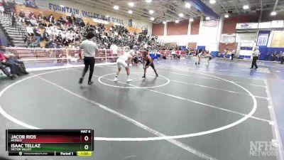 120 lbs Cons. Round 2 - Isaac Tellaz, Victor Valley vs Jacob Rios, Patriot